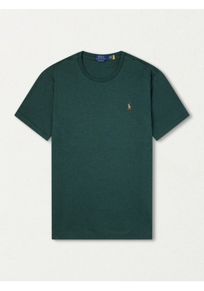 Polo Ralph Lauren - Logo-Embroidered Cotton-Jersey T-Shirt - Men - Green - XS