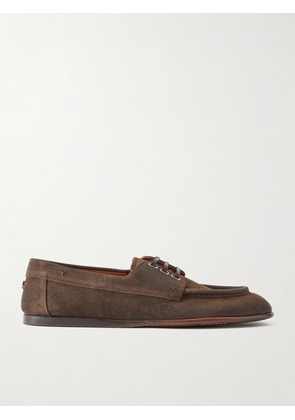 Dolce&Gabbana - Crosta Suede Loafers - Men - Brown - EU 40