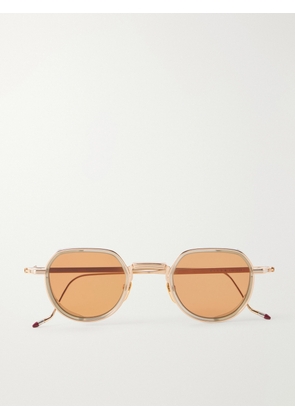 Jacques Marie Mage - Dixon Round-Frame Gold-Tone Metal Sunglasses - Men - Gold