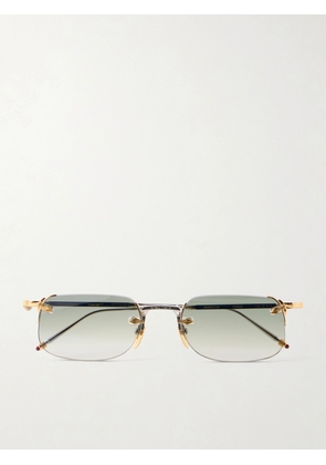 Jacques Marie Mage - Fonda Rimless Silver-Tone Titanium Sunglasses - Men - Gold