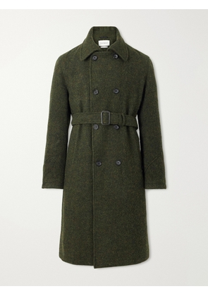Oliver Spencer - Morgan Double-Breasted Wool Coat - Men - Green - UK/US 36