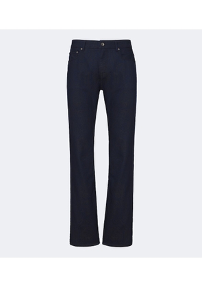 Etro Jacquard cotton-blend slim pants