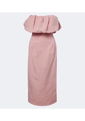 Magda Butrym Cotton and silk corset dress
