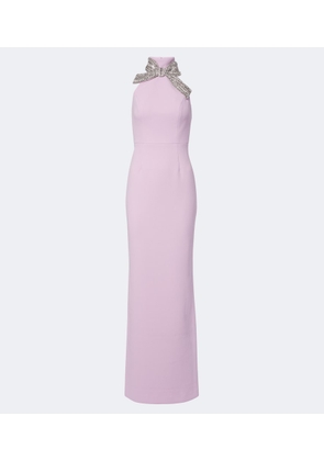 Rebecca Vallance Yolanda embellished crepe gown