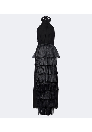 Johanna Ortiz Embellished linen dress