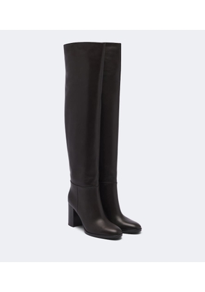 Gianvito Rossi Leather knee-high boots