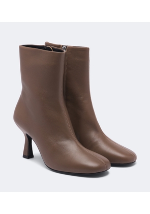 Souliers Martinez Talin leather ankle boots