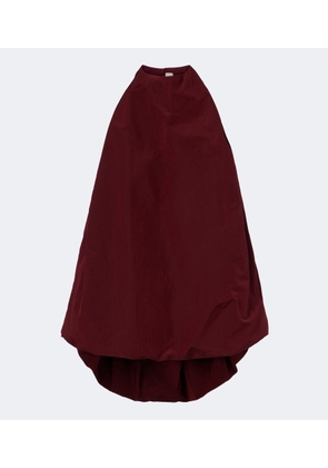 Magda Butrym Halterneck cotton and silk top