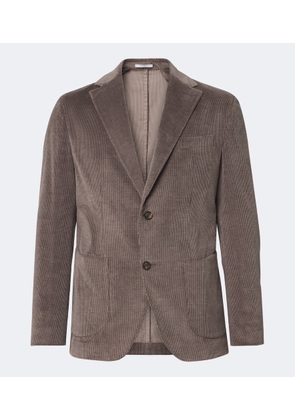 Eleventy Cotton and cashmere corduroy blazer