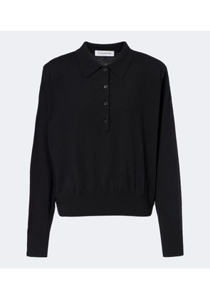 The Frankie Shop Croydon wool-blend polo sweater