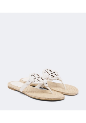 Tory Burch Miller beaded leather thong sandals