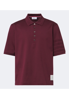 Thom Browne 4-Bar cotton polo shirt