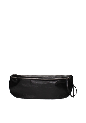 Jil Sander Black Leather Backpack