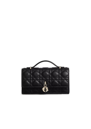 Dior Black Leather Shoulder Bag