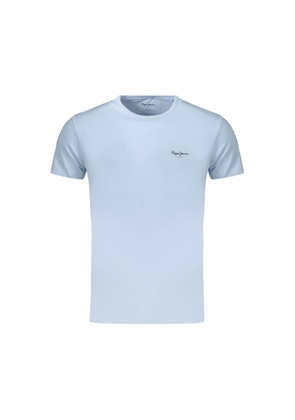 Pepe Jeans Azzurro Cotton Mens T-Shirt - M