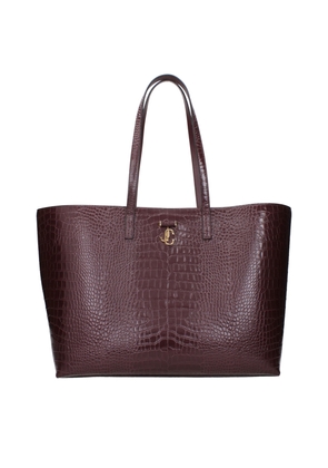 Jimmy Choo Red Leather Shoulder Bag