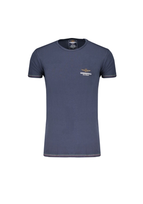 Aeronautica Militare Blue Cotton Men's Underwear T-Shirt - XL