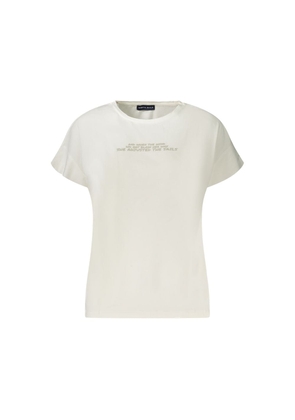 North Sails Bianco Cotton Women T-Shirt - S