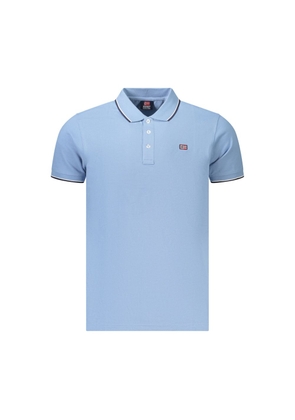 Norway 1963 Azzurro Cotton Mens Polo - L