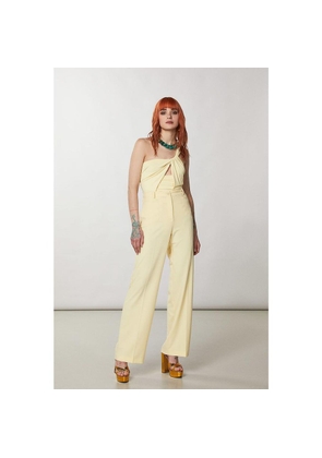 Patrizia Pepe Yellow Acetate Tank Tops - XS