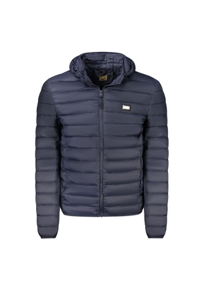 Cavalli Class Blu Polyester Men Jacket - XL