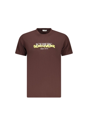 Iceberg Neon Cotton Men T-Shirt - M