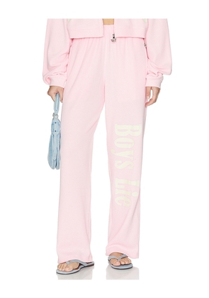 Boys Lie All Star Alex Pant in Pink. Size L. Also in XS, S, XL/1X.