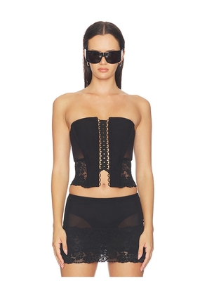 HAELO Opacity Corset in Black. Size M. Also in S, XS, XXS, L, XL.