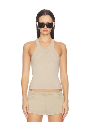 HAELO Halo Tank Top in Taupe. Size S. Also in XXS, XS, M, L, XL.