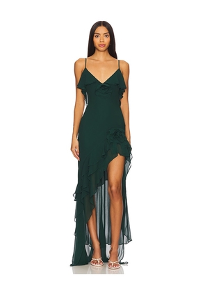 Lovers and Friends Anisa Gown in Dark Green. Size S. Also in M.