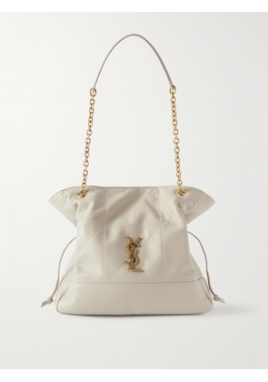 SAINT LAURENT - Jamie Shopping Small Quilted Leather Shoulder Bag - Cream - One size
