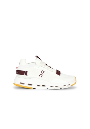On Cloudnova 2 Sneaker in Ivory. Size 5. Also in 5.5, 6, 6.5, 7, 7.5, 8, 8.5, 9, 9.5, 10, 10.5, 11.