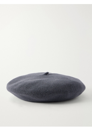 Maison Margiela - Felted Wool Beret - Gray - Small,Medium