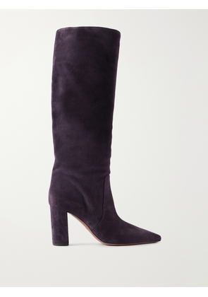 Paris Texas - Anja 85 Suede Knee Boots - Purple - IT36,IT36.5,IT37,IT37.5,IT38,IT38.5,IT39,IT39.5,IT40,IT40.5,IT41,IT41.5,IT42