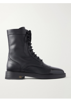 Valentino Garavani - Zimmy 20 Leather Ankle Boots - Black - IT36,IT37,IT37.5,IT38,IT38.5,IT39,IT39.5,IT40,IT40.5,IT41