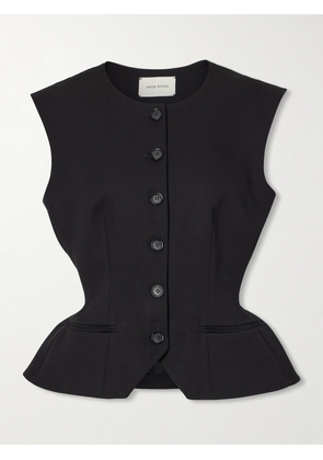 Magda Butrym - Silk And Cashmere-blend Crepe Vest - Black - FR 34,FR 36,FR 38,FR 40,FR 42