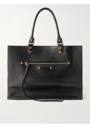 Balenciaga - Le City Sleek Leather Tote - Black - One size