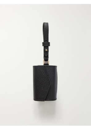 Smythson - Panama Leather Pet Waste Bag Holder - Black - One size