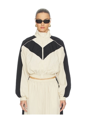 Ronny Kobo Brenton Cropped Jacket in Beige in Beige. Size XS. Also in M.