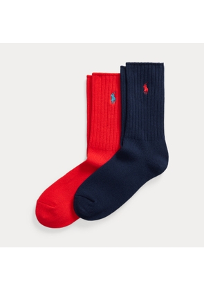 Rib-knit Crew Sock 2-Pack