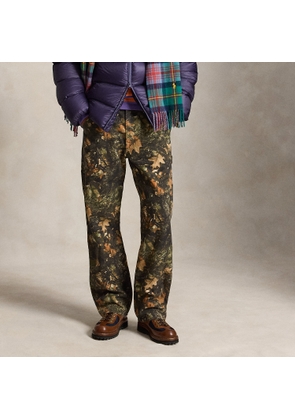 Polo Dungaree Fit Forest-Print Trouser