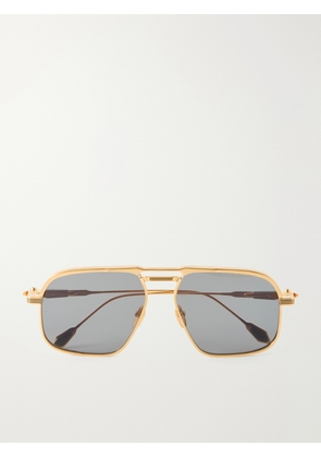 Jacques Marie Mage - Labarge Aviator-Style Titanium Sunglasses - Men - Gold