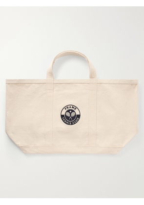 FRAME - Logo-Appliquéd Cotton-Canvas Tennis Tote Bag - Men - Neutrals