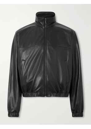 SAINT LAURENT - Leather Blouson Jacket - Men - Black - FR 48