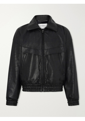 SAINT LAURENT - Leather Jacket - Men - Black - FR 48