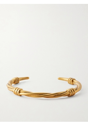 SAINT LAURENT - Gold-Tone Cuff - Men - Gold - S