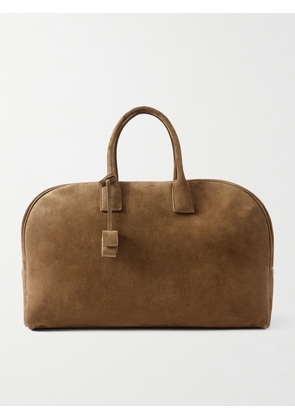 SAINT LAURENT - Suede Duffle Bag - Men - Brown