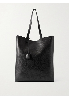 SAINT LAURENT - Full-Grain Leather Tote Bag - Men - Black