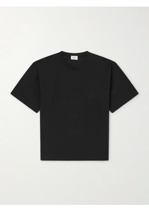 SAINT LAURENT - Cotton-Jersey T-Shirt - Men - Black - S