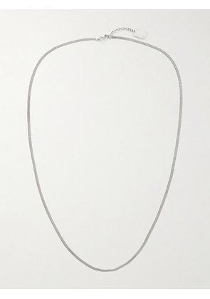 SAINT LAURENT - Silver-Tone Chain Necklace - Men - Silver - M